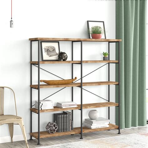 wayfair metal bookcases